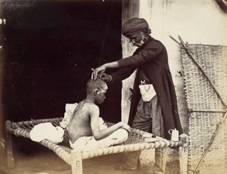 Indiase kapper, 1860s