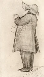 Johannes Brahms (1833-1897) Duitse componist, dirigeert