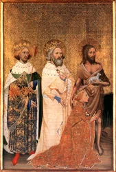 Richard II van Engeland met zijn beschermheiligen