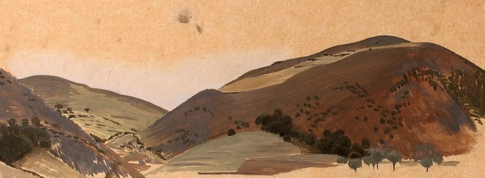 Landschapsstudie voor Santissima Trinita, ca. 1924