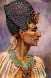 Ramses II, farao van het oude Egypte uit de 19e dynastie, 13e eeuw v.Chr., 1926