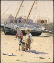 Een mand mosselen