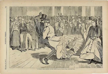 Een Parijse danser in het casino