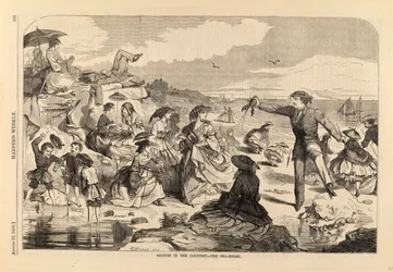 Augustus op het platteland--De zeekust, uit Harper