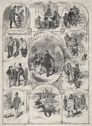 Straatkarakters van Boston, 1859