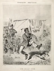 Campagneschetsen: Onze vrolijke kok, 1863