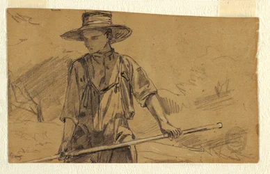 Tekening, Hooien, ca. 1864