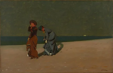 Avond op het strand