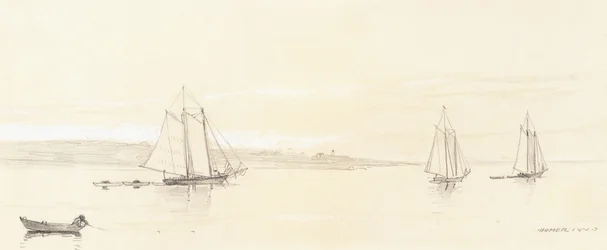 Vissersvloot in Gloucester