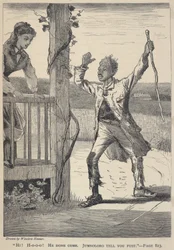 "Hi! H-o-o-o! Hij is gekomen. Jumboloro Tell You Fust.", uit De Melkweg, juni 1869