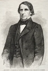 Hon. Elihu B. Washburne, van Illinois, Voorzitter van de Commissie voor Handel, 1860