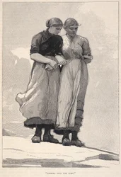 Looking Over The Cliff, uit The Century Magazine, november 1883
