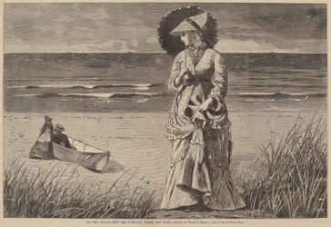 Op het strand - Twee is gezelschap, drie is teveel, gepubliceerd 1872