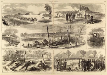 Ons leger voor Yorktown, Virginia, uit Harper