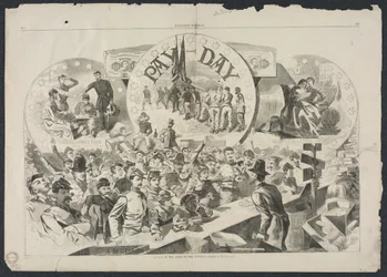 Betaaldag in het leger van de Potomac