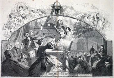Afscheid van het oude jaar, uit Harper’s Weekly, 5 januari 1861