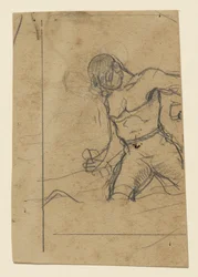 Staande man (studie voor Onderstroom)