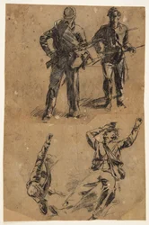 Studies van soldaten