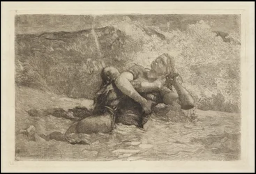 Studie voor Undertow, ca. 1886