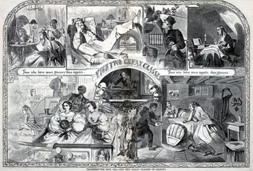 Thanksgiving Day, 1860, De twee grote klassen van de samenleving, uit Harper