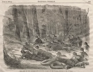 Het Leger van de Potomac - Onze Buitenpost in het Bos, 1862