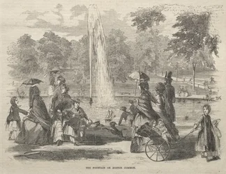 De fontein bij Boston