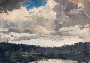 De eenzame boot, North Woods Club, Adirondacks