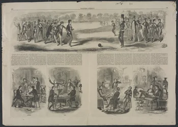 De wedstrijd tussen de Sophs en Freshmen, 1857