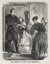 De Ontmoeting na het Huwelijk, 1860