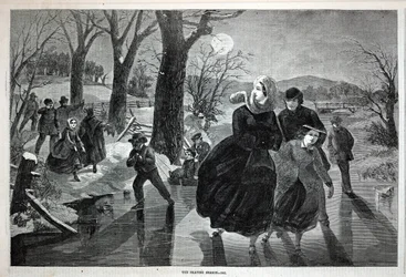 Het schaatsseizoen--1862, uit Harper