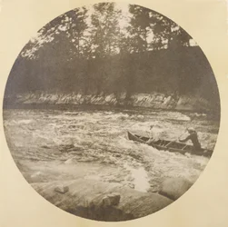 Thomas Johnston Homer II en Fred Collins Kanoën