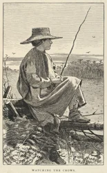 Kijken naar de kraaien, uit Onze Jonge Mensen, juni 1868