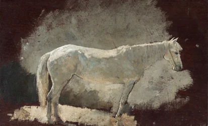 Witte merrie, ca. 1868