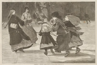 Winter - Een schaatsscène