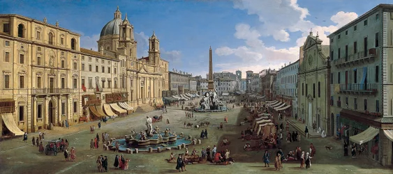 De Piazza Navona in Rome, 1699