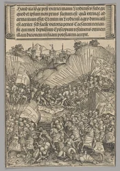Slag om Luik, plaat 8 uit Historische Scènes uit het leven van Keizer Maximiliaan I van de Triomfboog