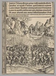 Zwitserse oorlog, plaat 16 uit Historische scènes uit het leven van keizer Maximiliaan I van de Triomfboog