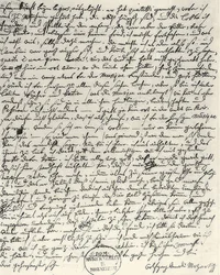 Eigenhandige brief van Mozart
