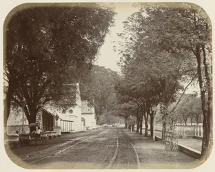 Gezicht te Rijswijk in Batavia