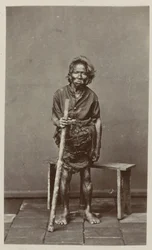 Portret van een bedelaar