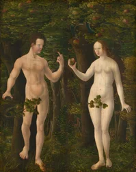 De val van de mens [midden paneel]