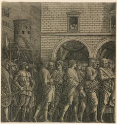 De triomf van Caesar: De senatoren