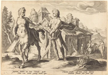 Apollo Vertrouwt Chiron de Opvoeding van Asclepius Toe