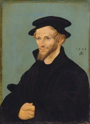 German: Bildnis Philipp Melanchthons Portrait of Philipp Melanchthon