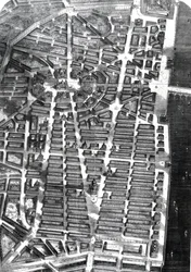 Een visie op de stad Londen, gebouwd volgens het plan van Sir Christopher Wren, getekend onder leiding van Mr Godwin, gepubliceerd in 