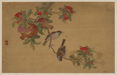 Vogels, Fruit en Bloemen
