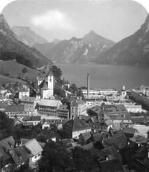 Ebensee en het Traunmeer, Salzkammergut, Oostenrijk