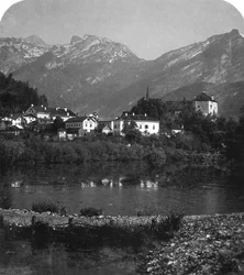 Golling en Tennengebirge, Salzburg, Oostenrijk, ca. 1900s