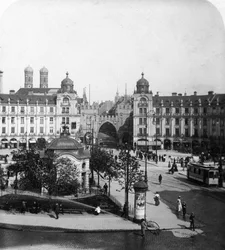 Karlsplatz, München, Duitsland, ca. 1900s