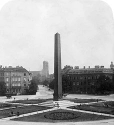 Karolinenplatz, München, Duitsland, ca. 1900s